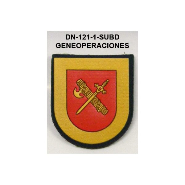 Distintivo Destino Comunidades Autonomas con velcro SUBDIRECCION GENERAL DE OPERACIONES