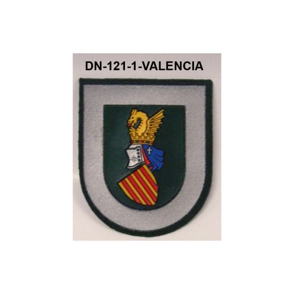 Distintivo Destino Comunidades Autonomas con velcro VALENCIA