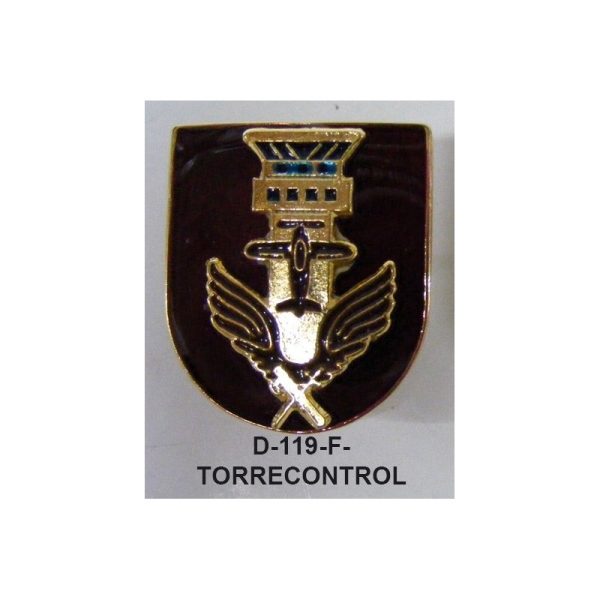 Distintivo en relieve Funcion TORRE CONTROL
