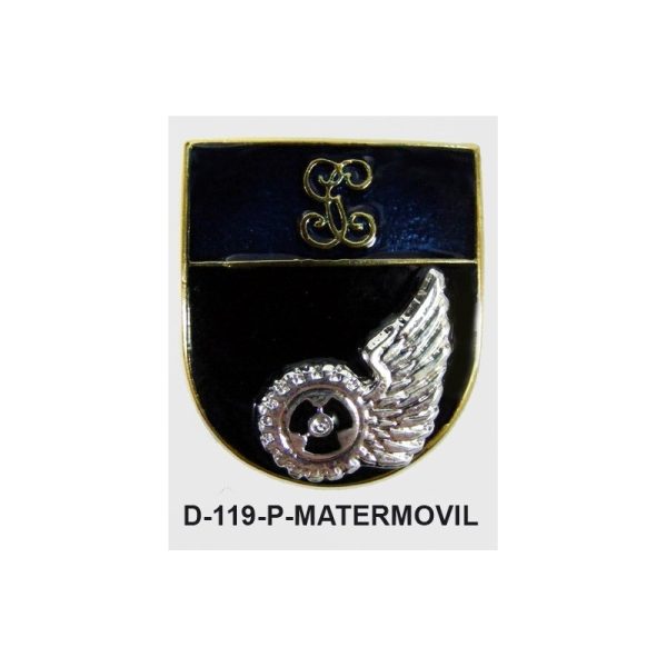 Distintivo en relieve Permanencia MATERIAL MOVIL