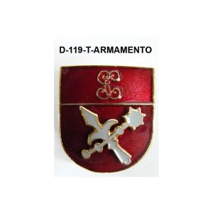 Distintivo en relieve Titulo ARMAMENTO
