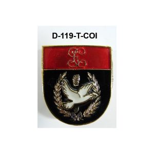 Distintivo en relieve Titulo COI