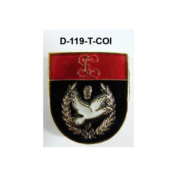 Distintivo en relieve Titulo COI