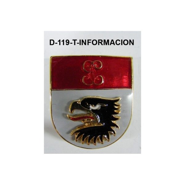 Distintivo en relieve Titulo INFORMACION
