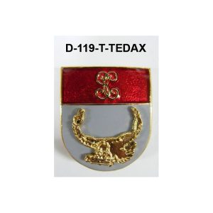 Distintivo en relieve Titulo TEDAX