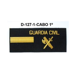 Galletas fieltro negra GRS CABO 1º