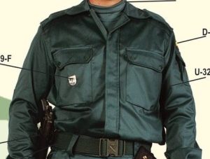 CHAQUETA TRAJE CAMPAÑA GUARDIA CIVIL