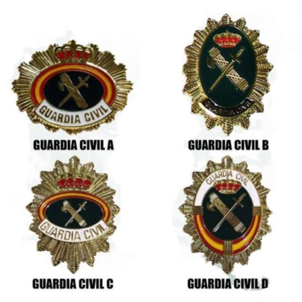 Cartera Guardia Civil Billetero Doble con Placa