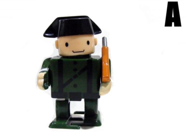 Muñeco guardia civil con cuerda