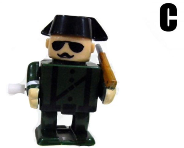 Muñeco guardia civil con cuerda