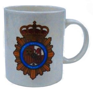 Taza Policia Nacional 11.5x9.3 CM