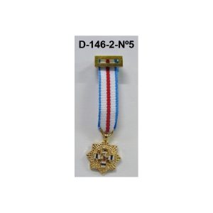 Medalla miniatura GRAN PLACA MERITO MILITAR AZUL