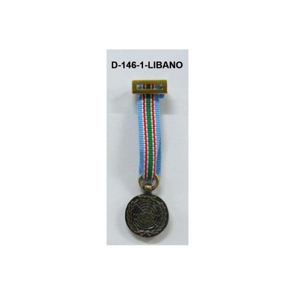 Medalla Tela miniatura LIBANO-UNIFIL