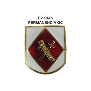 Distintivo en relieve Permanencia PERMANENCIA GUARDIA CIVIL