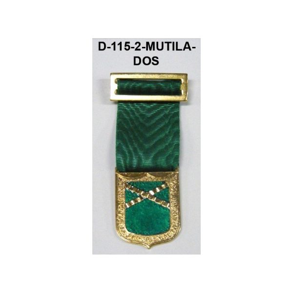 Medalla MUTILADOS DISTINTIVO VERDE