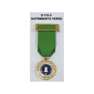 Medalla SUFRIMIENTO POR LA PATRIA DISTINTIVO VERDE