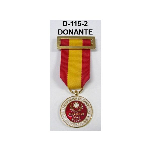 Medalla DONANTE DE SANGRE