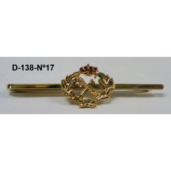 SUJETACORBATAS GUARDIA CIVIL LAUREADO Nº 17