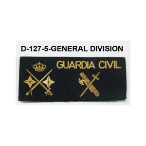 Galleta fieltro negra velcro GENERAL DIVISION