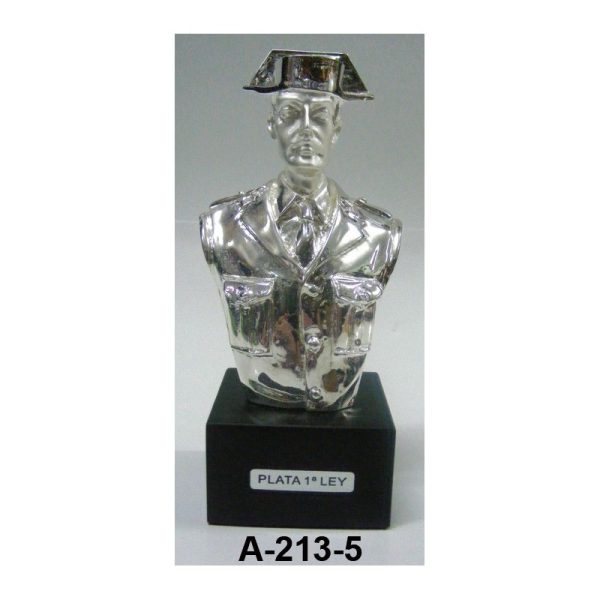 Figura-Busto Plata Guardia Civil Gala