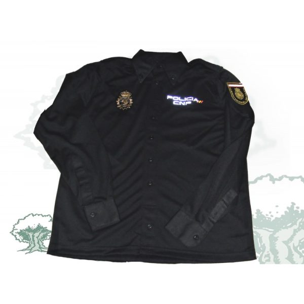 Camisa-Polo Oficial Manga Larga Policía