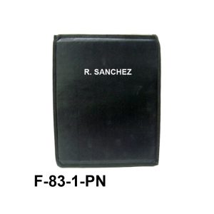 Carpeta nylon portaboletines cuartilla sencilla con serigrafia personalizada y sin pinza