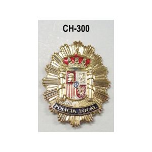 Chapa cartera Policia Local generica dorada