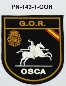 Distintivos especialidades PVC GOR