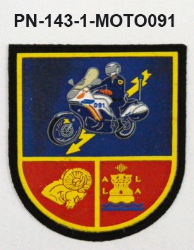 Distintivos especialidades PVC MOTO 091