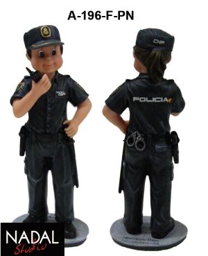 Figura femenina Cuerpo Policia porcelana decorativa Mediana (NADAL Studio)