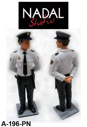 Figura Cuerpo Policia porcelana decorativa Grande (NADAL Studio)