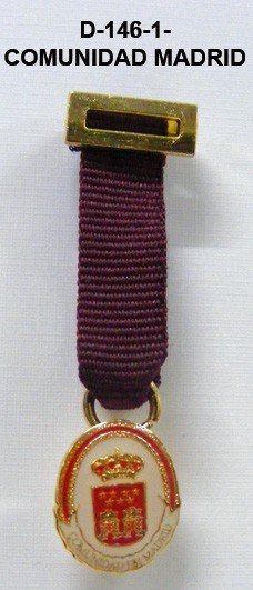 Medalla miniatura tela COMUNIDAD DE MADRID
