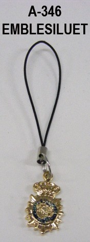 Enganche-movil EMBLEMA SILUETEADO Cuerpo Policia