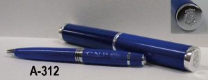 Boligrafo con estuche tubular metalico Cuerpo Policia