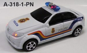 Coche con luz y sonido Cuerpo Policia