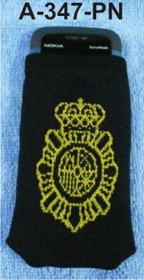 Funda movil lana emblema Cuerpo Policia