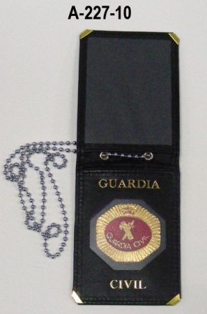 Tarjetero Guardia Civil para colgar placa oficial (CON PLACA)