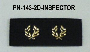 Tira de velcro/rango dorada INSPECTOR