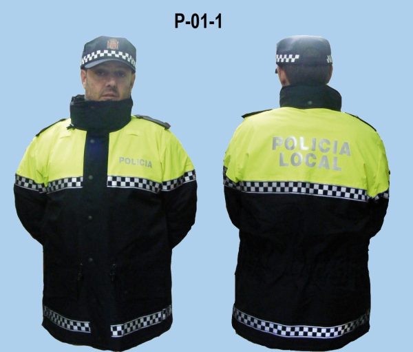 Anorak bicolor con placas polares desmontables