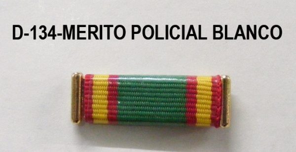 Pasador MERITO POLICIAL BLANCO
