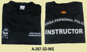 Camiseta INSTRUCTOR Defensa Personal Policial