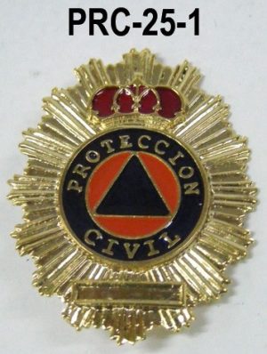 Placa Protección Civil pecho