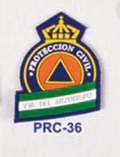 Escudo Genérico con nombre población P.V.C.(Mínimo 25 Und.)