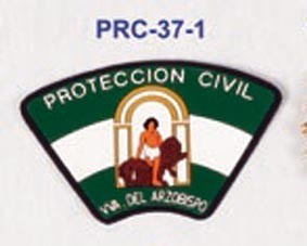 Escudo brazo P. Civil nombre población P.V.C. (Mínimo 25 Und.) .