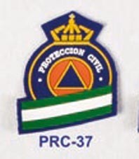 Escudo genérico de pecho Protección Civil P.V.C.