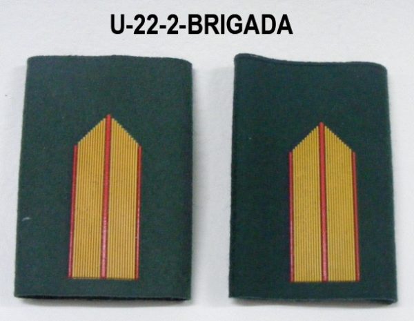 Hombreras con divisa BRIGADA