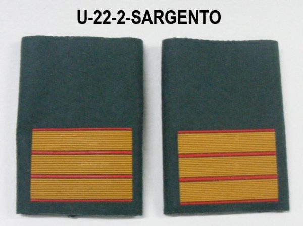 Hombreras Divisa SARGENTO