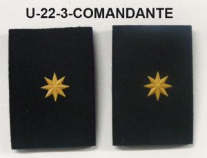 Hombreras divisa negras GRS-COMANDANTE