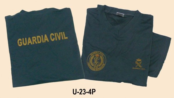 Camiseta técnica cuello pico verde SEPRONA