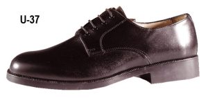 Zapato reglamentario en piel, suela cuero